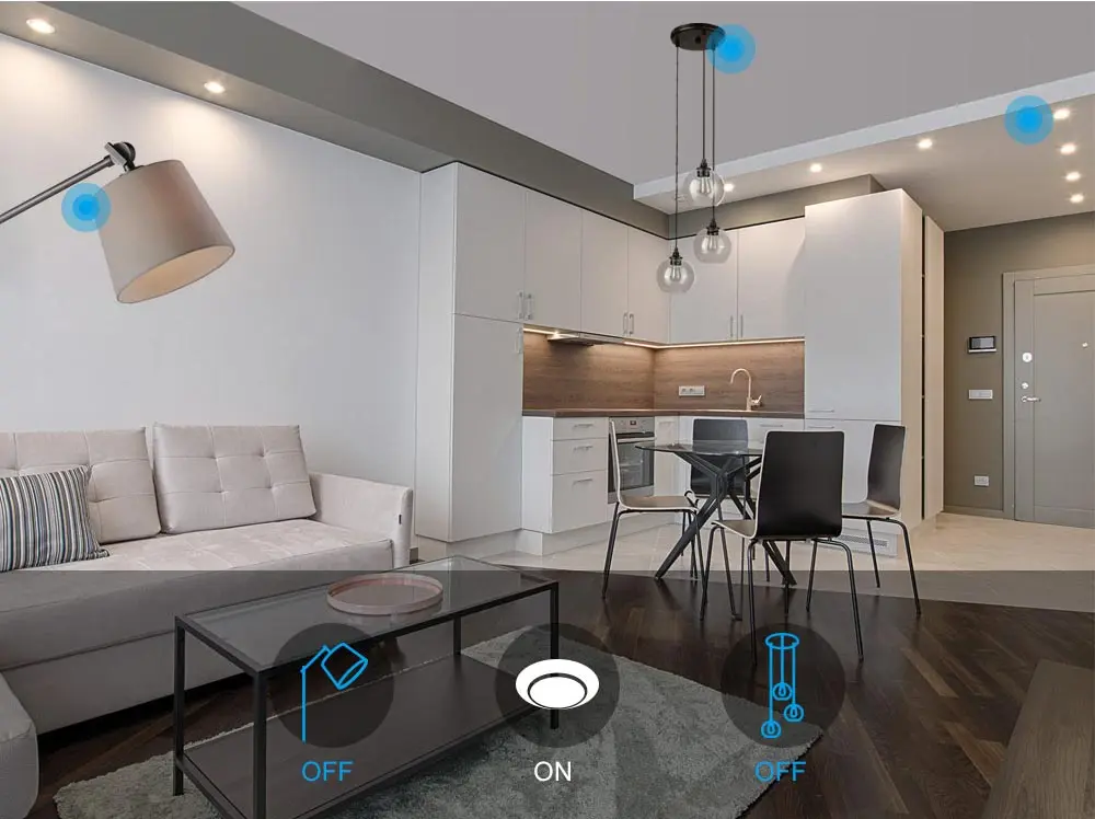 Sonoff T1 Smart WiFi RF APP Touch Control Wall Light