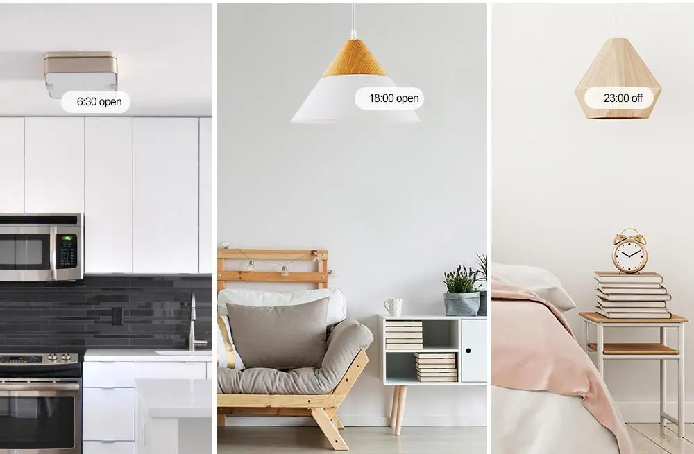 Sonoff T1 Smart WiFi RF APP Touch Control Wall Light