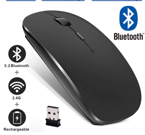 Rechargeable Wireless Mouse Bluetooth Mouse